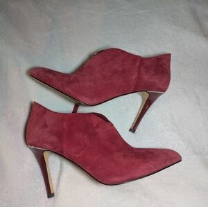 WHBM SUEDE BOOTIES, size 6.5